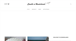 Desktop Screenshot of camilleinwonderlands.com